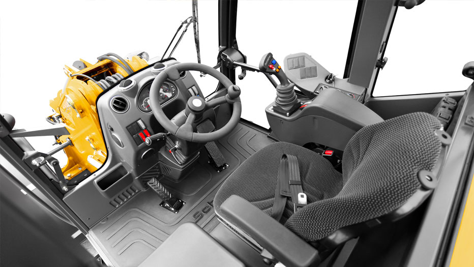 Schaffer's 9660 wheel loader with the most comfortable cabin