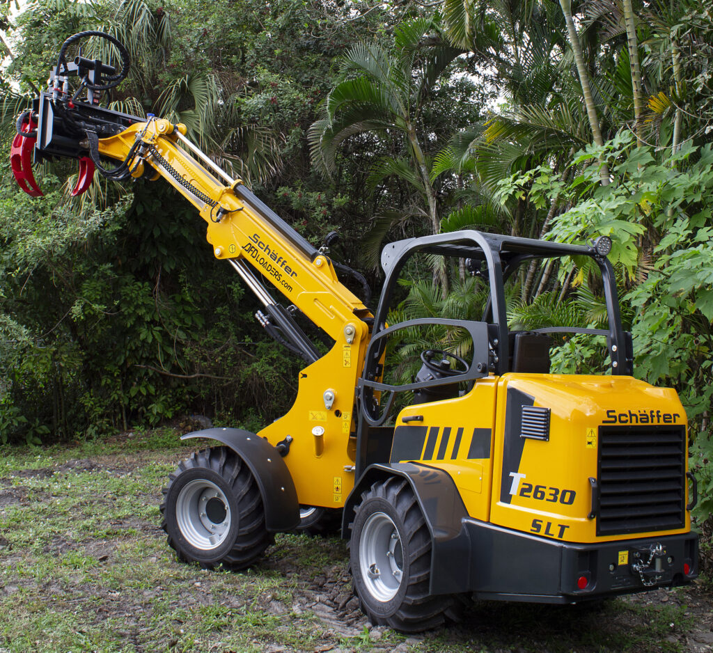wheel loader for tree care 